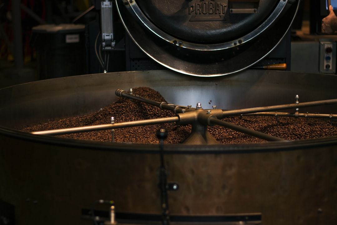 Coffee roasting beans